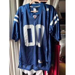 NFL Equipment Indianapolis Colts Jersey Mens Large Blue 00 Football Onfield‎